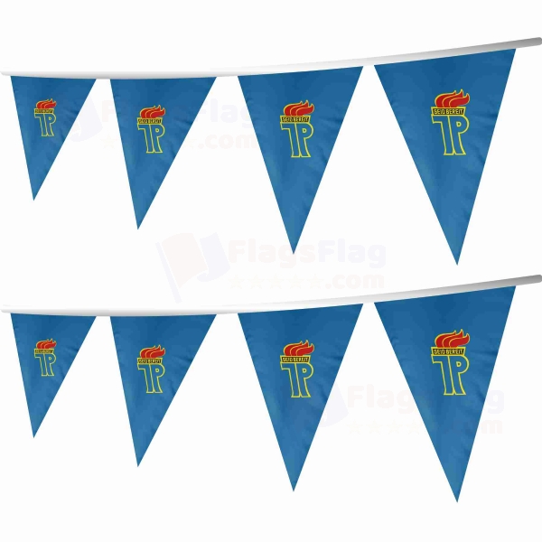 Ernst Thalmann Pioneer Organisation Stringed Triangle Flag