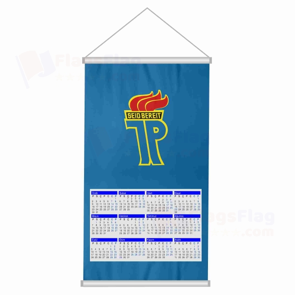 Ernst Thalmann Pioneer Organisation Woven Fabric Digital Printing Calendar