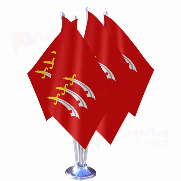 Essex Quadruple Table Flag