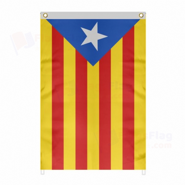 Estelada Large Size Flag Hanging on Building