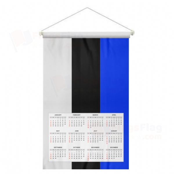 Estonia Woven Fabric Digital Printing Calendar