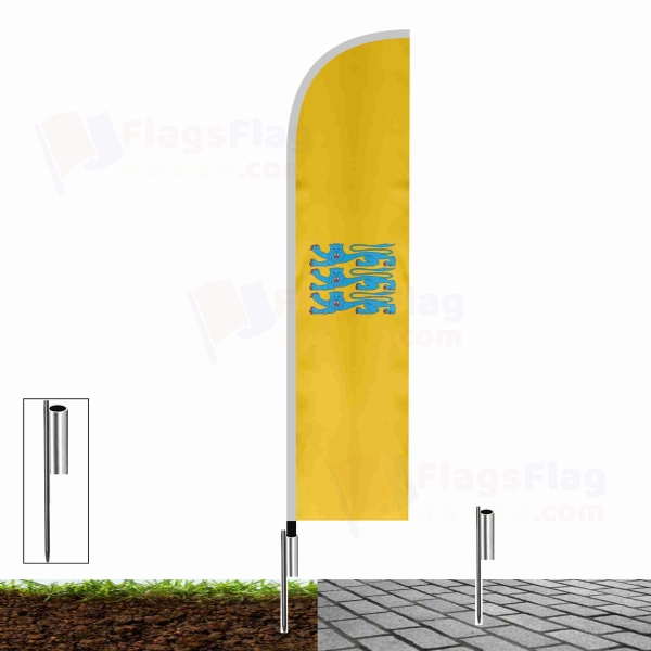 Estonian Defense Forces Beach Flags Estonian Defense Forces Sailing Flags