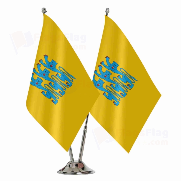 Estonian Defense Forces Binary Table Flag