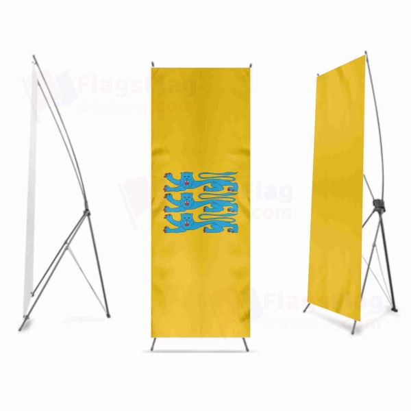 Estonian Defense Forces Digital Print X Banner
