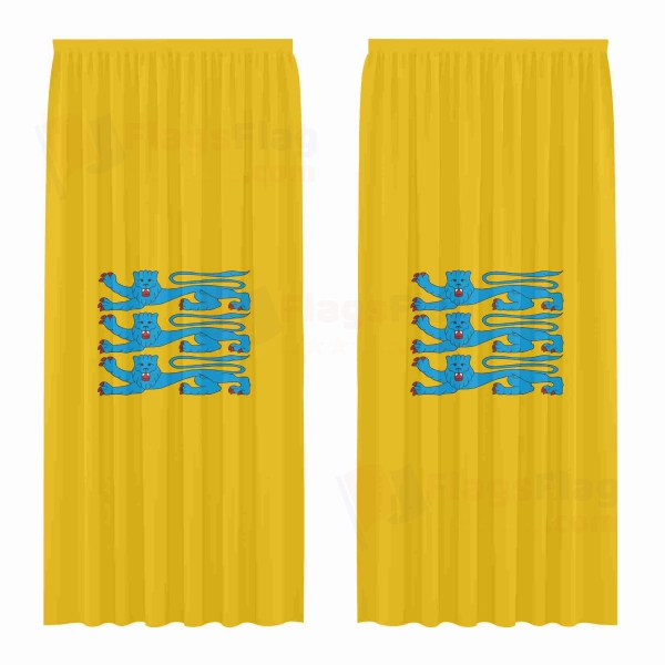 Estonian Defense Forces Digital Printed Curtains