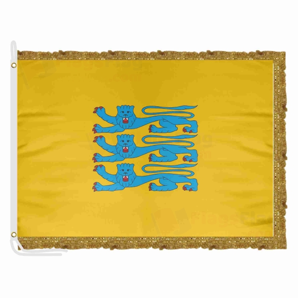 Estonian Defense Forces Satin Office Flag