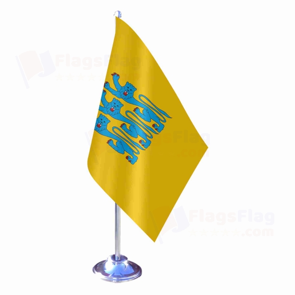 Estonian Defense Forces Single Table Flag