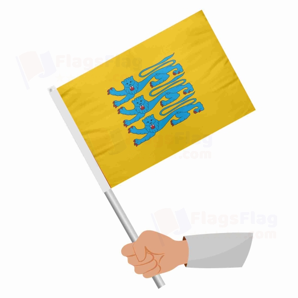 Estonian Defense Forces Stick Flag