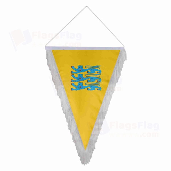Estonian Defense Forces Triangle Fringed Streamers