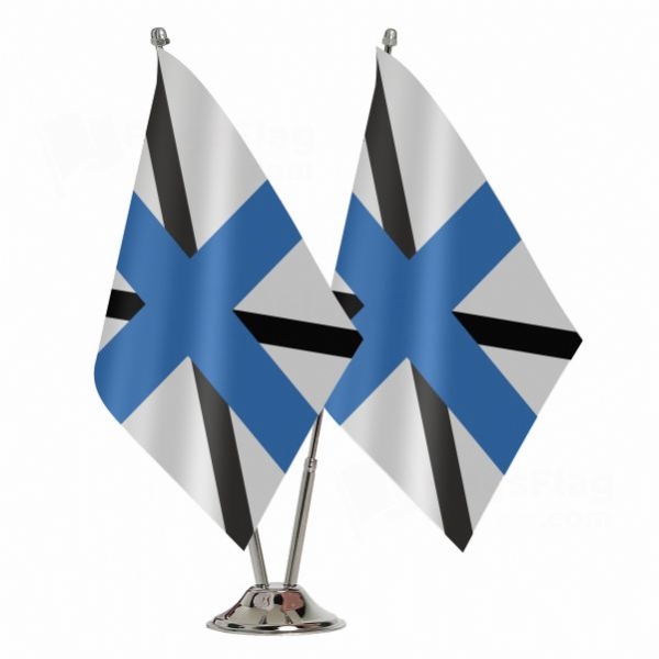 Estonian Navy 2 Table Flags