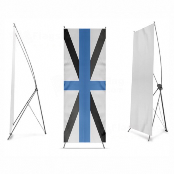 Estonian Navy Digital Print X Banner