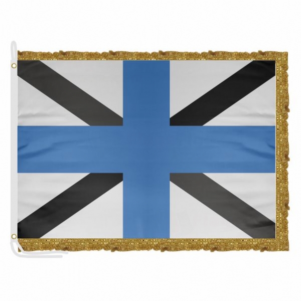 Estonian Navy Satin Office Flag