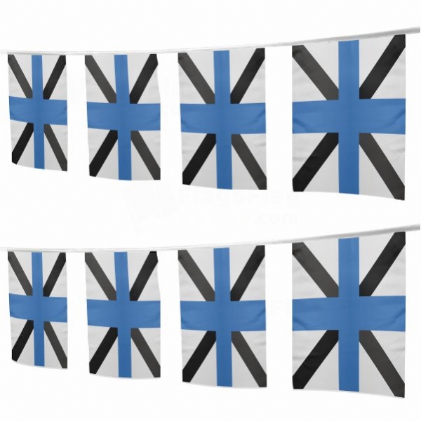 Estonian Navy Square String Flags