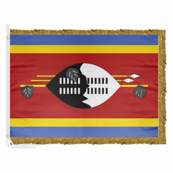 Eswatini Satin Office Flag