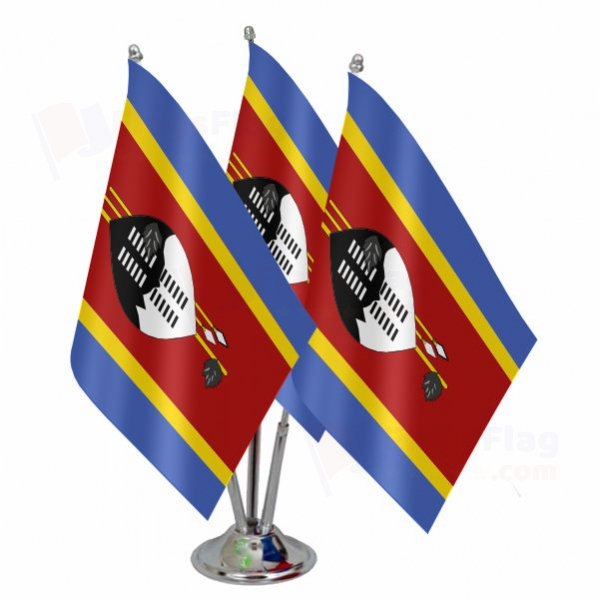 Eswatini Triple Table Flag