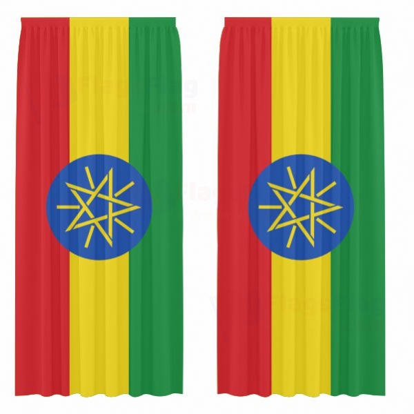Ethiopia Digital Printed Curtains