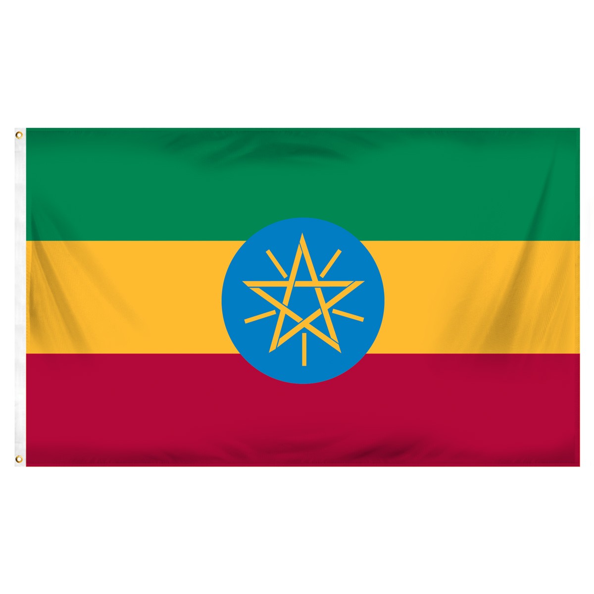 Ethiopia Horizontal Streamers and Flags
