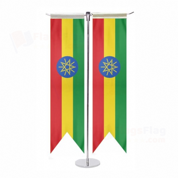 Ethiopia T Table Flag