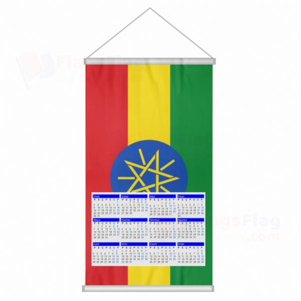 Ethiopia Woven Fabric Digital Printing Calendar