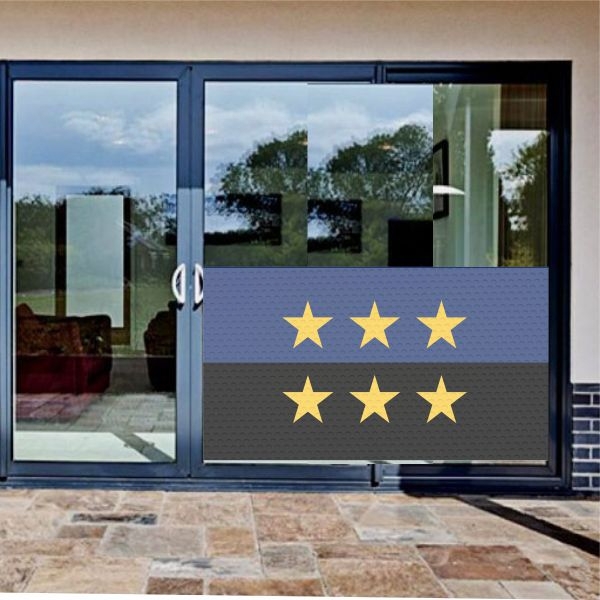 European Coal And Steel Community Glass Film European Coal And Steel Community One Way Vision Printing