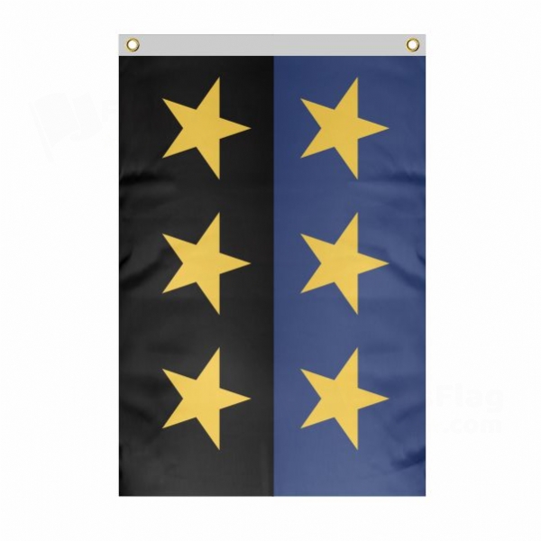 European Coal And Steel Community Large Size Flag Hanging on Building