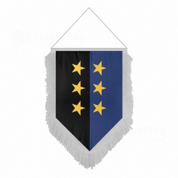 European Coal And Steel Community Pentagonal Flags