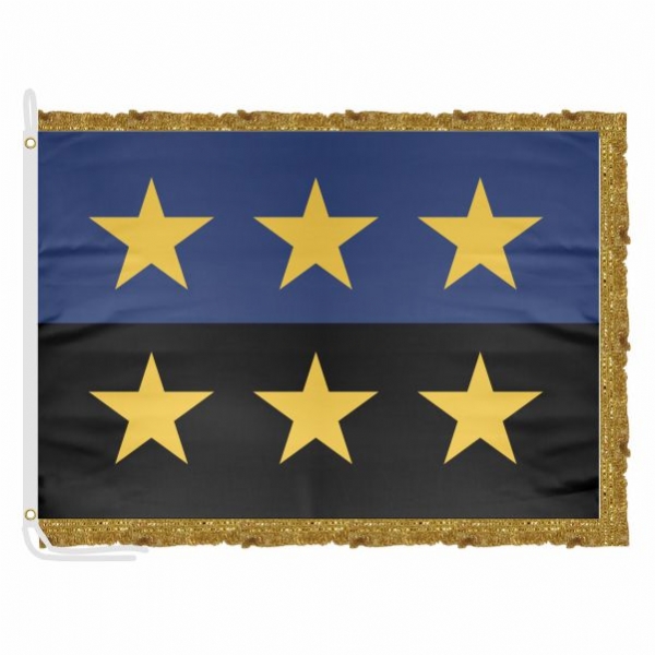 European Coal And Steel Community Satin Office Flag
