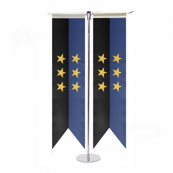 European Coal And Steel Community T Table Flag