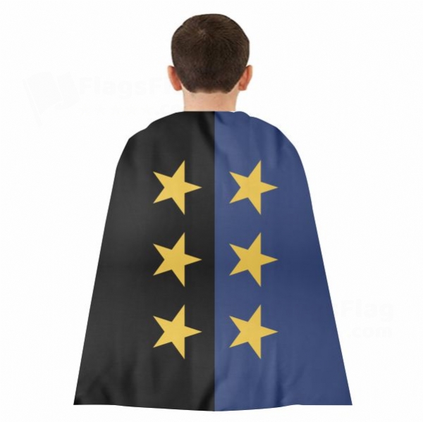 European Coal And Steel Community Woven Fabric Cloak Digital Printing
