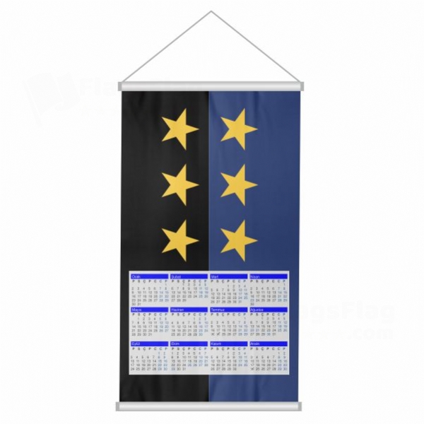 European Coal And Steel Community Woven Fabric Digital Printing Calendar