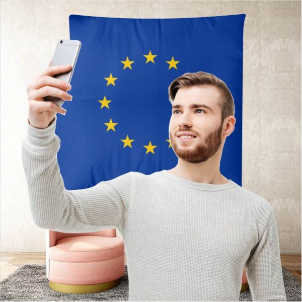 European Union Background Selfie Shooting Landscapes