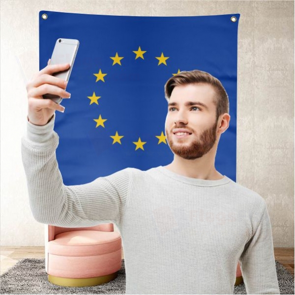 European Union Background Selfie Shooting Landscapes