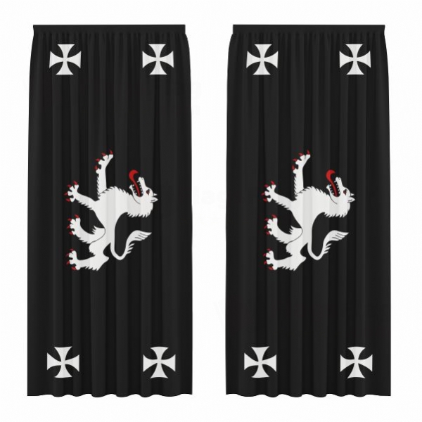 Evil Organization Digital Printed Curtains