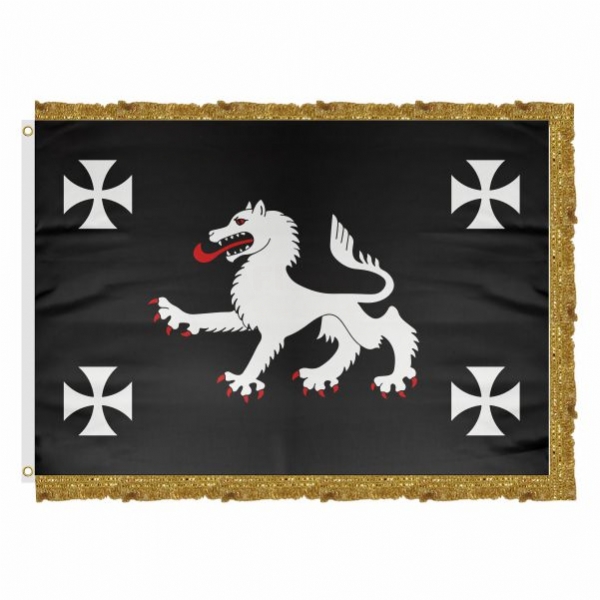 Evil Organization Satin Office Flag