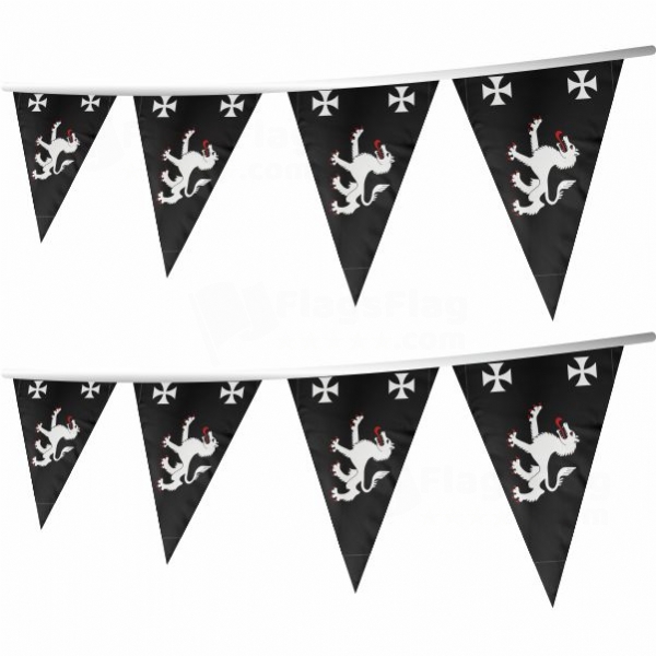 Evil Organization Stringed Triangle Flag