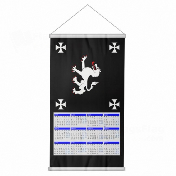 Evil Organization Woven Fabric Digital Printing Calendar