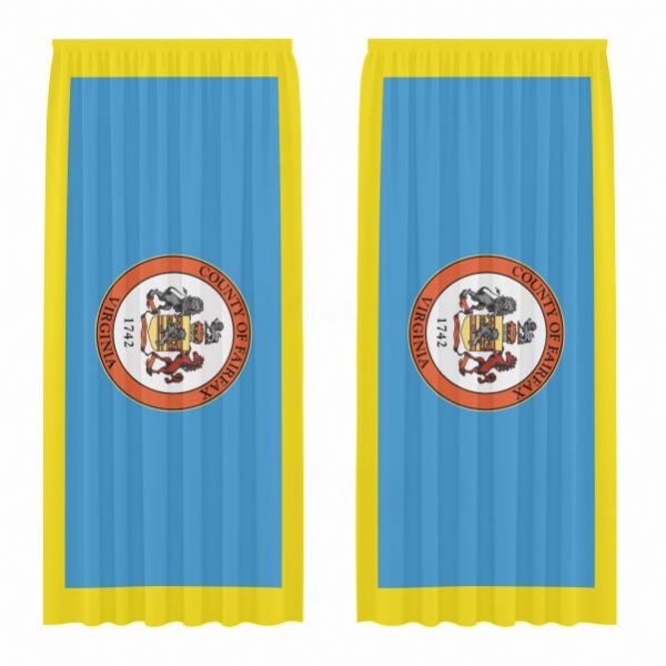 Fairfax County Virginia Digital Printed Curtains