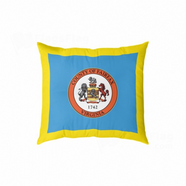 Fairfax County Virginia Digital Printed Pillow Cover