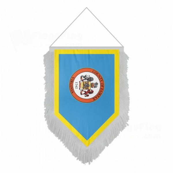 Fairfax County Virginia Pentagonal Flags