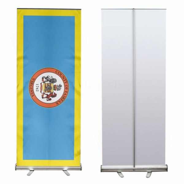 Fairfax County Virginia Roll Up Banner