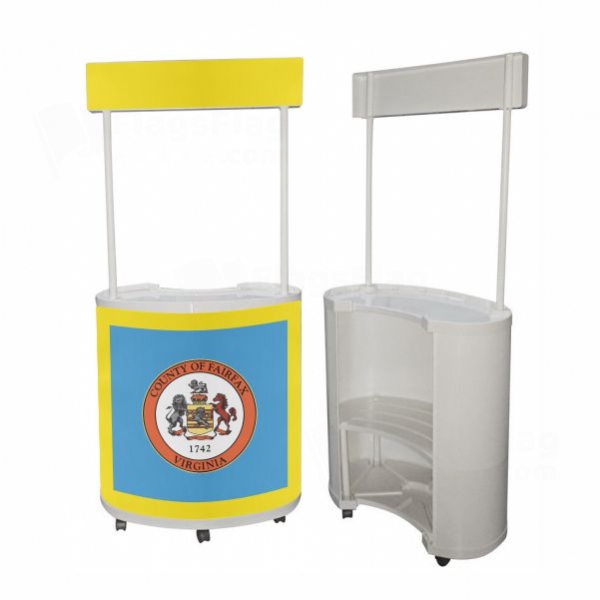 Fairfax County Virginia Round Display Stand