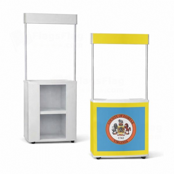 Fairfax County Virginia Square Promotion Stand