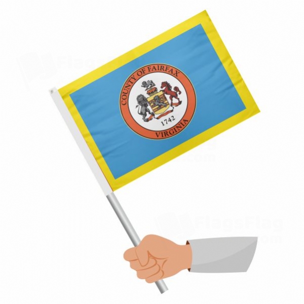 Fairfax County Virginia Stick Flag