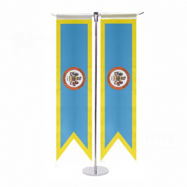 Fairfax County Virginia T Table Flags