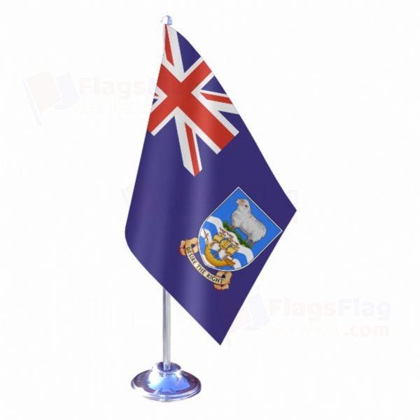 Falkland Islands Single Table Flag