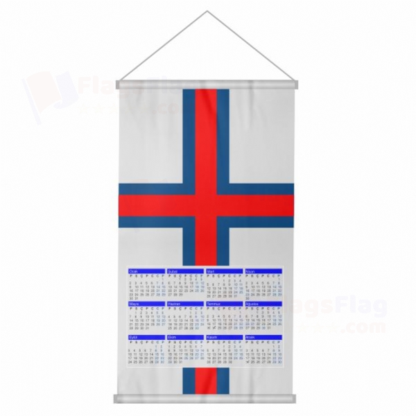 Faroe Islands Woven Fabric Digital Printing Calendar