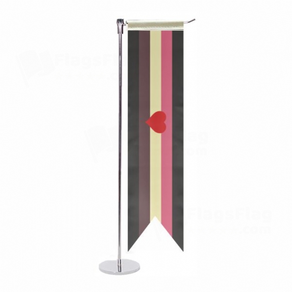 Fat Fetish Pride L Table Flag