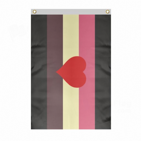 Fat Fetish Pride Large Size Flag Hanging on Building