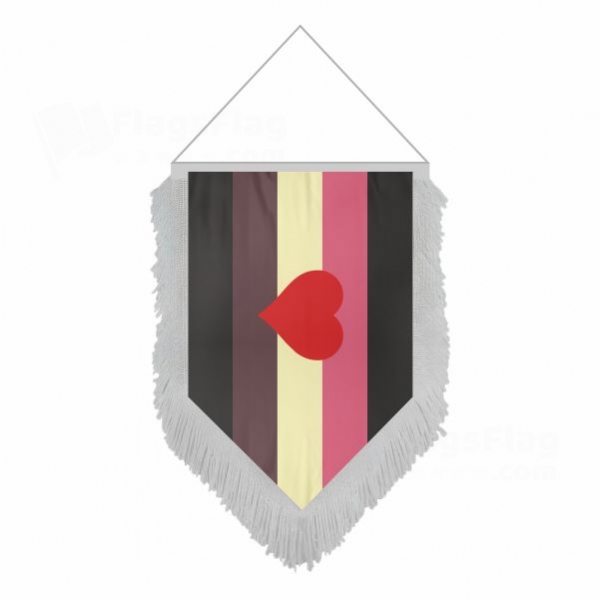 Fat Fetish Pride Pentagonal Flags