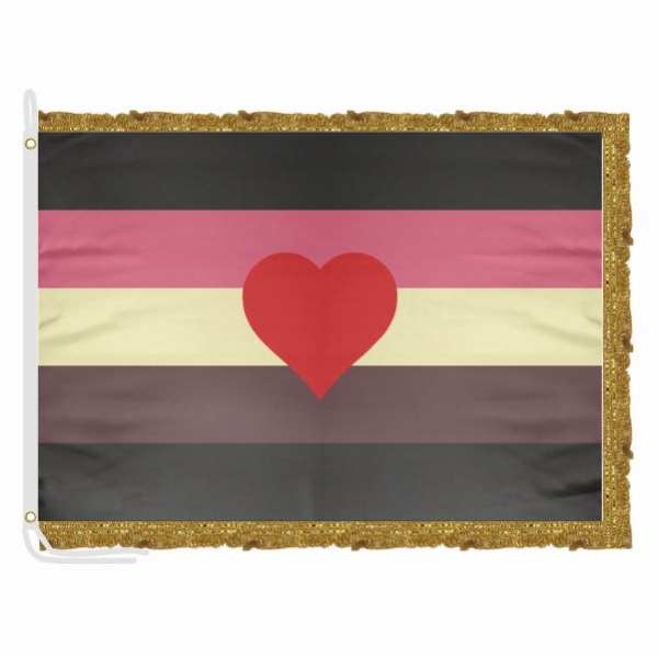 Fat Fetish Pride Satin Office Flag